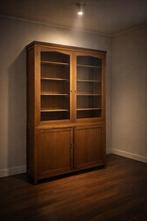 Vitrine en bois massif –Style moderne et élégant, Enlèvement, Comme neuf, Verre