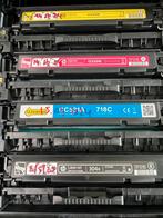 set HP toners CC530A - CC531A - CC532AC - C533AC, Computers en Software, Ophalen of Verzenden, Gebruikt, Toner, Hp