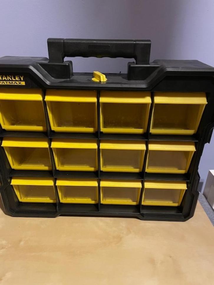 Stanley Fatmax Flip bin, Bricolage & Construction, Boîtes à outils, Comme neuf, Enlèvement