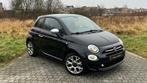 FIAT 500 SPORT Hybrid 2021 Panoramadak/Carplay/Garantie, Auto's, 88 g/km, Leder en Stof, Zwart, Handgeschakeld