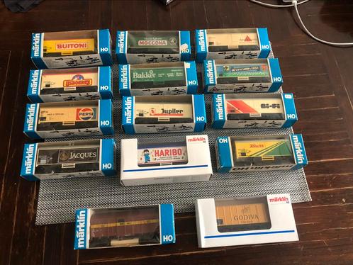 lot de wagons marklin HO, Hobby en Vrije tijd, Modeltreinen | H0, Zo goed als nieuw, Wagon, Märklin, Ophalen