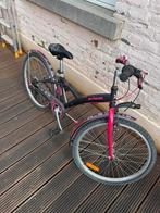Vélo Btwin Poply 500 noir et rose 24" en très très bon état, Ophalen, B-twin, 24 inch, Versnellingen