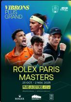 Quart de Finale Master Paris 31 octobre Night Session, Tickets en Kaartjes, Sport | Tennis, Eén persoon, Oktober