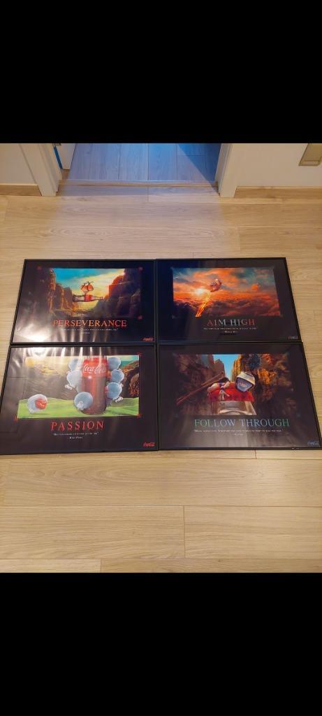 Coca cola verzameling kader, glazen, magneten,radio, Verzamelen, Complete verzamelingen en Collecties, Ophalen