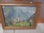 Foto van een bergkerk 28cmx21cm, Ophalen of Verzenden