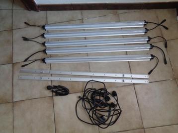 5x 40w 420 led bar Full-spectrum + Connection bar, Enlèvement ou Envoi, Comme neuf