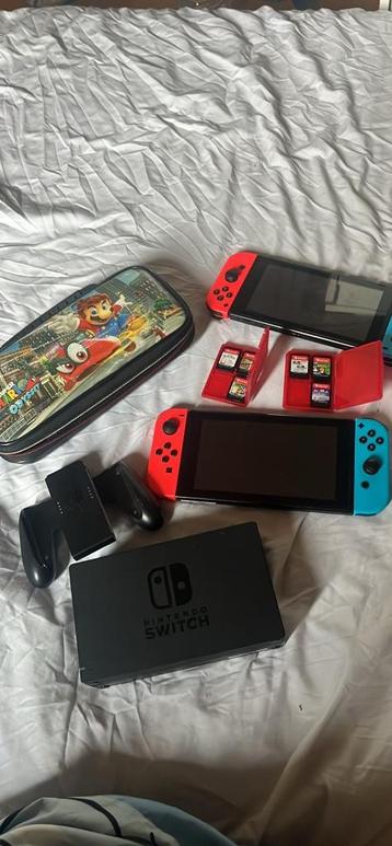 Nintendo switch x2 + 6 games / Individueel verkrijgbaar. beschikbaar voor biedingen
