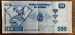 500 francs Banque Centrale du Congo, Ophalen, Overige landen, Los biljet