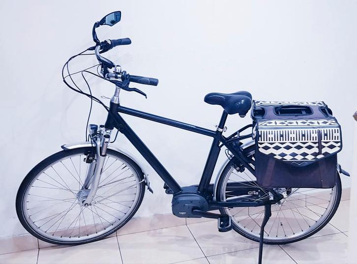 Electrische fiets middenmotor met zeer goede batterij, Fietsen en Brommers, Elektrische fietsen, Ophalen