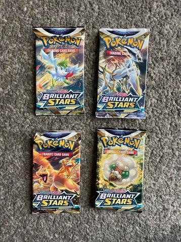 Pokemon brilliant stars booster pack artset  beschikbaar voor biedingen