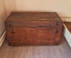 Oude houten kist, Huis en Inrichting, Woonaccessoires | Kisten, Ophalen, Gebruikt, 50 tot 100 cm, 50 tot 75 cm