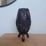 Pot à tabac africain authentique avec couvercle, Antiquités & Art, Art | Art non-occidental, Enlèvement ou Envoi