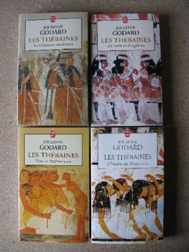 Les Thebaines – tomes 1 à 4 – Jocelyne Godard, Boeken, Romans, Nieuw, België, Ophalen