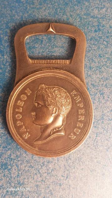 Zilver Napoleon Bonaparte flessenopener.  beschikbaar voor biedingen