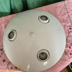 Witte plafondlamp met 3 spots, Enlèvement, Utilisé, Métal