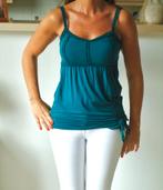 Joli top vert foncé, Enlèvement ou Envoi, Porté, Taille 36 (S)