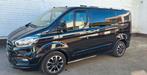 Ford Transit Custom SPORT 2.0 170pk autom- dubbel Cabine 5pl, Auto's, Automaat, 4 deurs, Parkeersensor, Leder en Stof