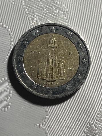 Gebruikte Duitse G 2 euro herdenkingsmunt 2015. beschikbaar voor biedingen