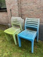 terrasstoelen (6), Ophalen of Verzenden, Gebruikt, Kunststof, Stapelbaar