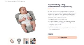 Ergobaby draagzakken (Omni 360 + Original) + Easy Snug  beschikbaar voor biedingen
