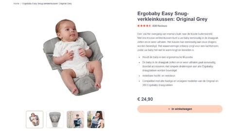 Ergobaby draagzakken (Omni 360 + Original) + Easy Snug, Kinderen en Baby's, Babydragers en Draagdoeken, Gebruikt, Draagzak, Buik, Rug of Zij