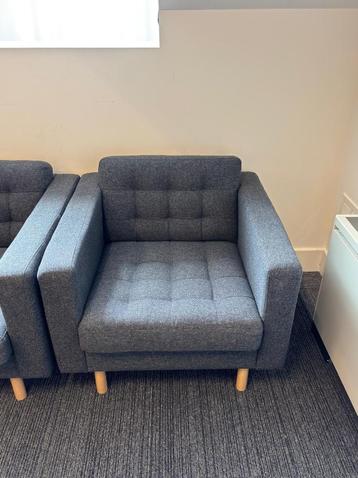 IKEA LANDSKRONA Fauteuil (3 stuks), 75 à 100 cm, Comme neuf, Enlèvement, Tissus