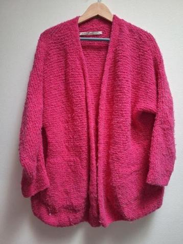 LN Knits baby alpaca roze oversized vest met zakken beschikbaar voor biedingen