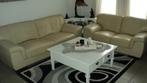 lederen salon, Huis en Inrichting, Zetels | Complete zithoeken, Ophalen, Gebruikt, Leer