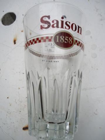  Bierglas gemerkt Saison 1858 beschikbaar voor biedingen