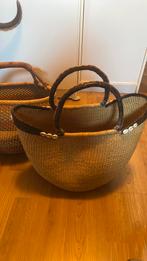 Grote Afrikaanse mand, Huis en Inrichting, Ophalen, Mand, Nieuw, Riet
