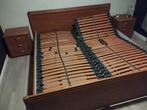Morres Tweepersoonsbed met verstelbare lattoflex, Maison & Meubles, Brun, Enlèvement, Utilisé, 180 cm