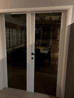 Dubbele eiken deur, Doe-het-zelf en Bouw, 120 cm of meer, Zo goed als nieuw, Ophalen, 200 tot 215 cm