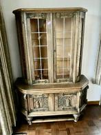 vitrinekast, Ophalen, Gebruikt, Eikenhout, 75 cm of meer