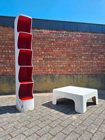 Étagère Rodier et table basse Space Age, Enlèvement, Utilisé