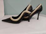 606C* VQ - sexy vintage pumps (41), Pumps, Verzenden, Zwart, Gedragen