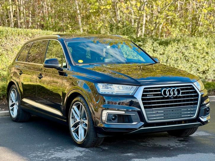 Audi Q7 e-tron 3.0 TDI Hybride Diesel – S-Line – Vol opties, Auto's, Audi, Particulier, e-tron, 360° camera, Hybride Elektrisch/Diesel
