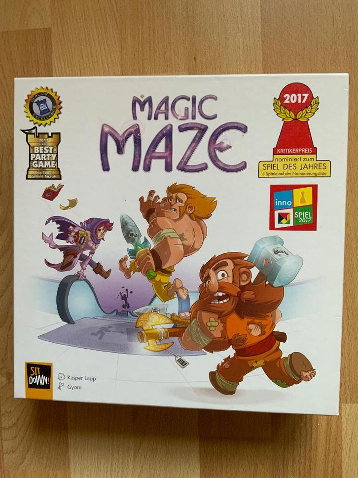 Magic Maze, Hobby en Vrije tijd, Gezelschapsspellen | Bordspellen, Zo goed als nieuw, Drie of vier spelers, Vijf spelers of meer