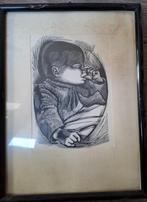 Gravure baby door Frank Ivo Van Damme, Ophalen