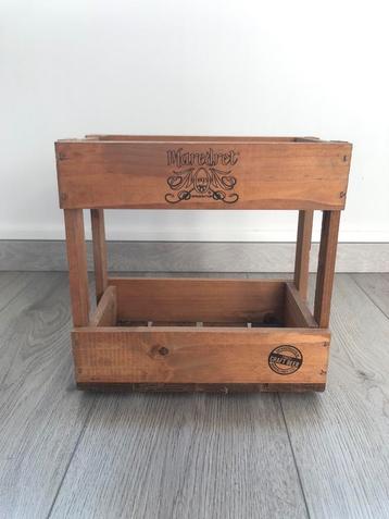Houten kist • krat • Maredret bier  beschikbaar voor biedingen