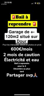 Bail a reprendre pour garage