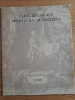 Uccle cartes géographiques cabinet des Pays-Bas autrichiens, Livres, Atlas & Cartes géographiques, Comme neuf, Carte géographique