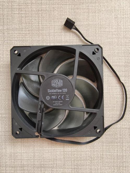 Cooler Master SickleFlow 120 fan, Computers en Software, Computerkoelers, Zo goed als nieuw, Luchtkoeling, Ophalen of Verzenden