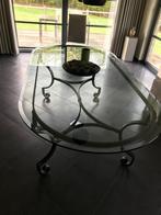 Tafel, Huis en Inrichting, Tafels | Eettafels, Ophalen of Verzenden, Glas