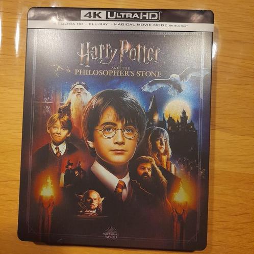 harry potter and the Philosopher's stone 4K steelbook, CD & DVD, Blu-ray, Comme neuf, Science-Fiction et Fantasy, Envoi