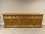 Kingsbury dressoir in verweerde eik 240 x 45 cm, Huis en Inrichting, Ophalen, Eikenhout, 200 cm of meer, 25 tot 50 cm