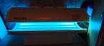 Zonnebank Filips 24 l en gezichtbruiner 2 standen, Ophalen, Gebruikt, Zonnebank dubbelzijdig, 15 lampen of meer