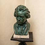 Buste Beethoven op houten sokkel, Antiek en Kunst, Ophalen