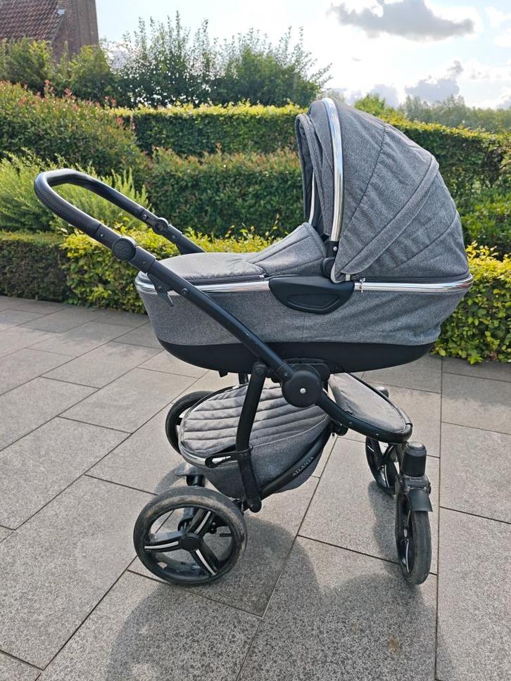 First Atlanta set (wieg+kinderwagen+adaptors voor maxi-cosi), Kinderen en Baby's, Buggy's, Gebruikt, Overige merken, Duomodel