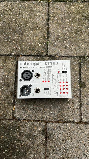 Behringer ct 100 kabeltester beschikbaar voor biedingen