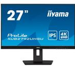 Iiyama ProLite XUB2792UHSU-B1 - 27 Inch - IPS - 4K - USB-hub, Comme neuf, Réglable en hauteur, IPS, Enlèvement